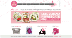 Desktop Screenshot of misssushi.es